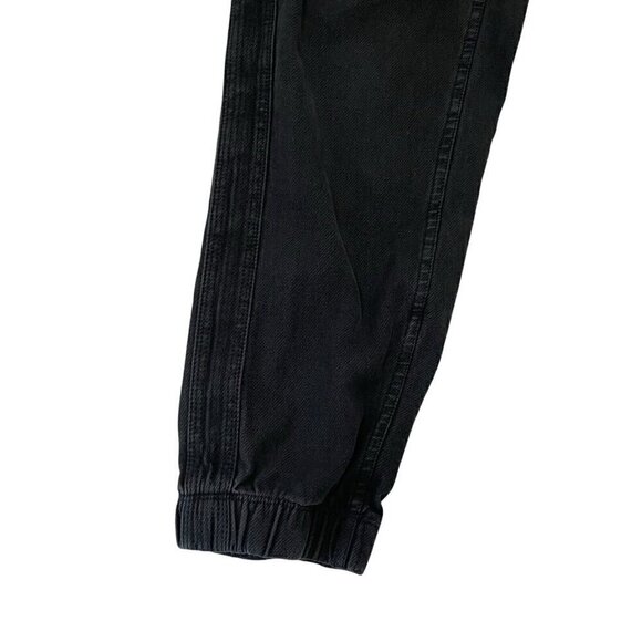 Athleta Pull-On Comfy Jogger Pants Pockets Elastic Waist Washed Black size 0 - Picture 4 of 8